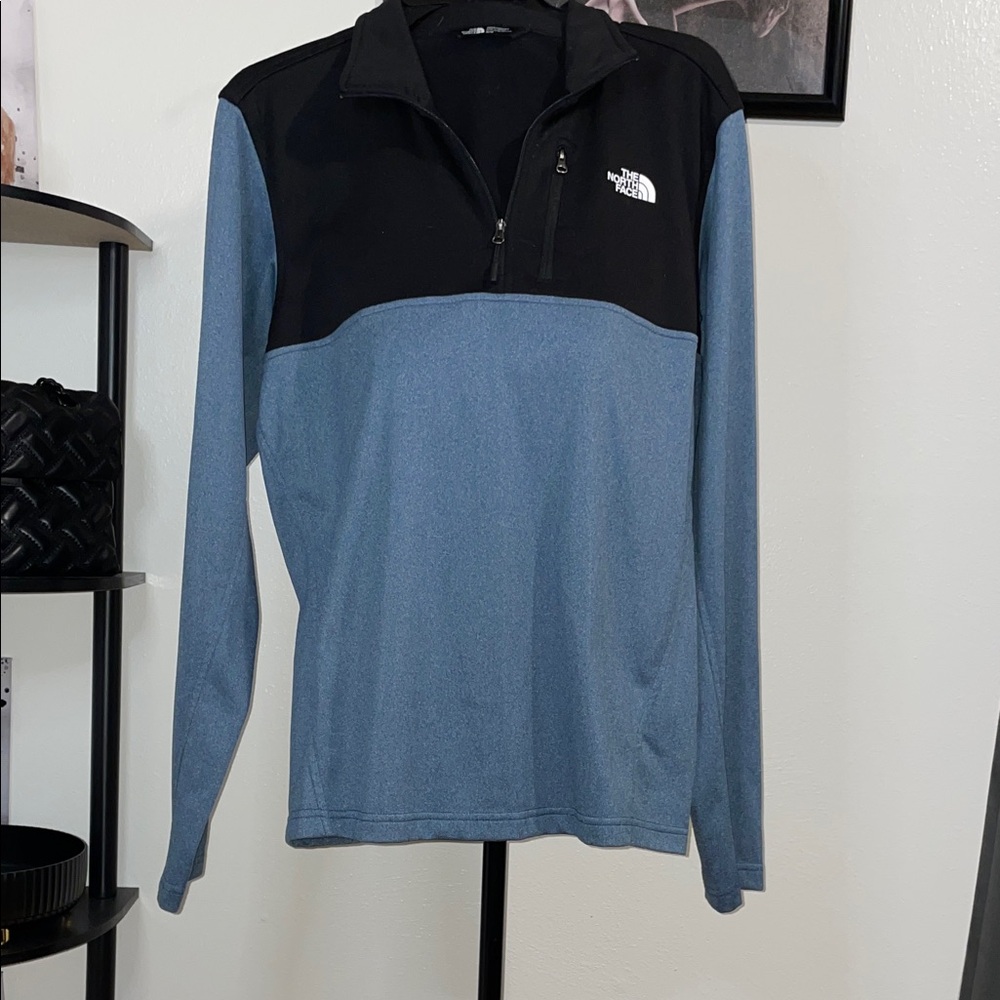 The North Face Black and Blue Men's Sweatshirt